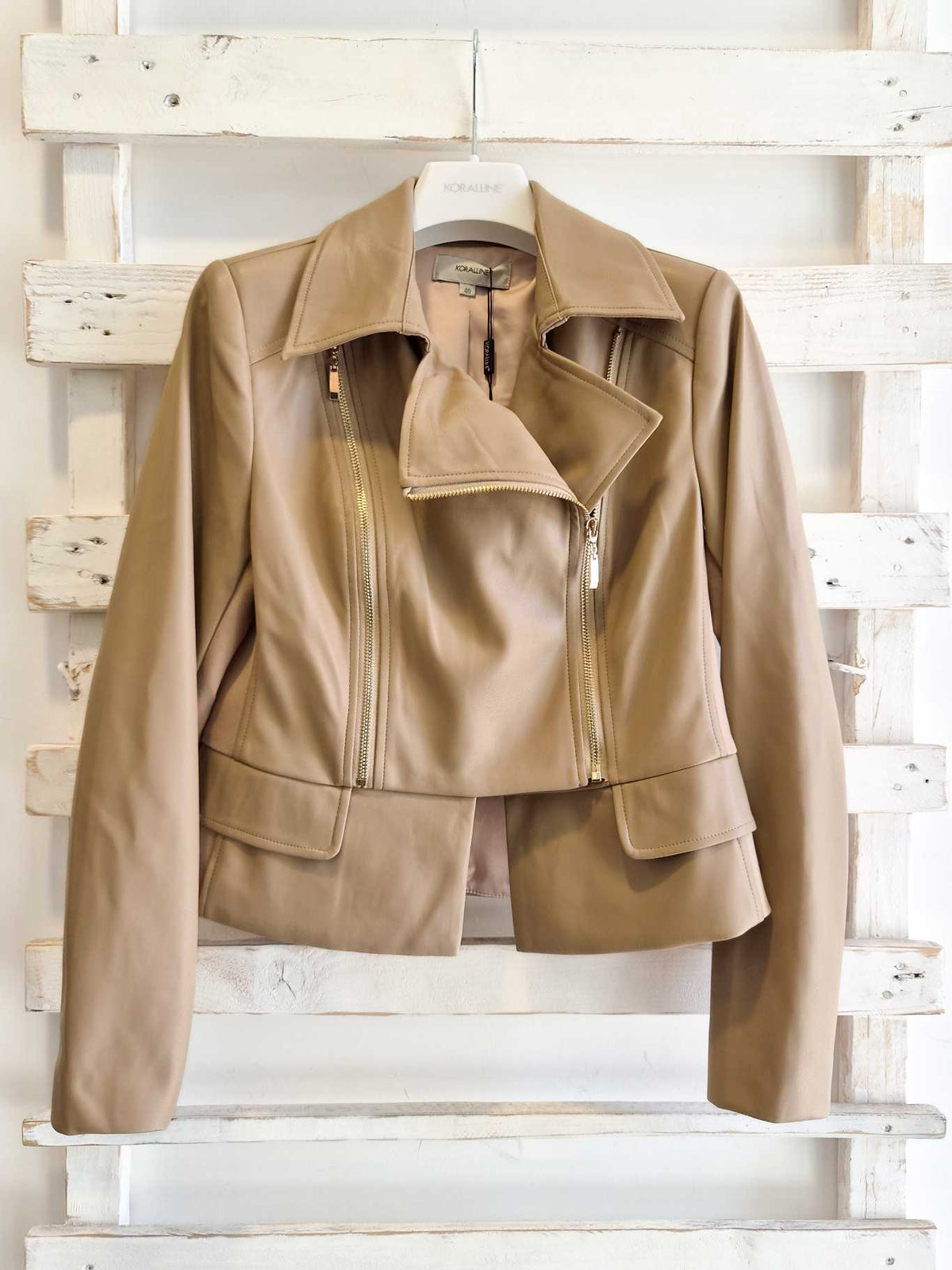 GIACCHINO IN ECOPELLE - beige