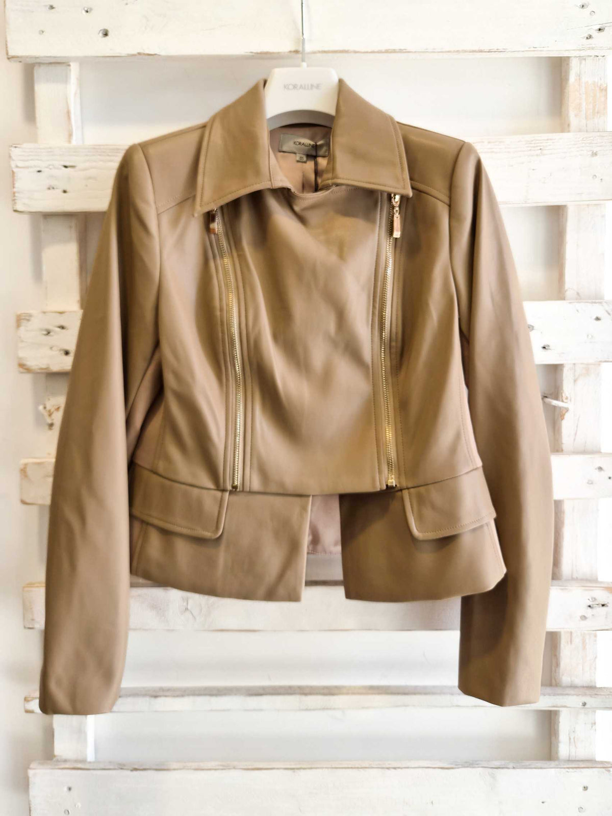 GIACCHINO IN ECOPELLE - beige