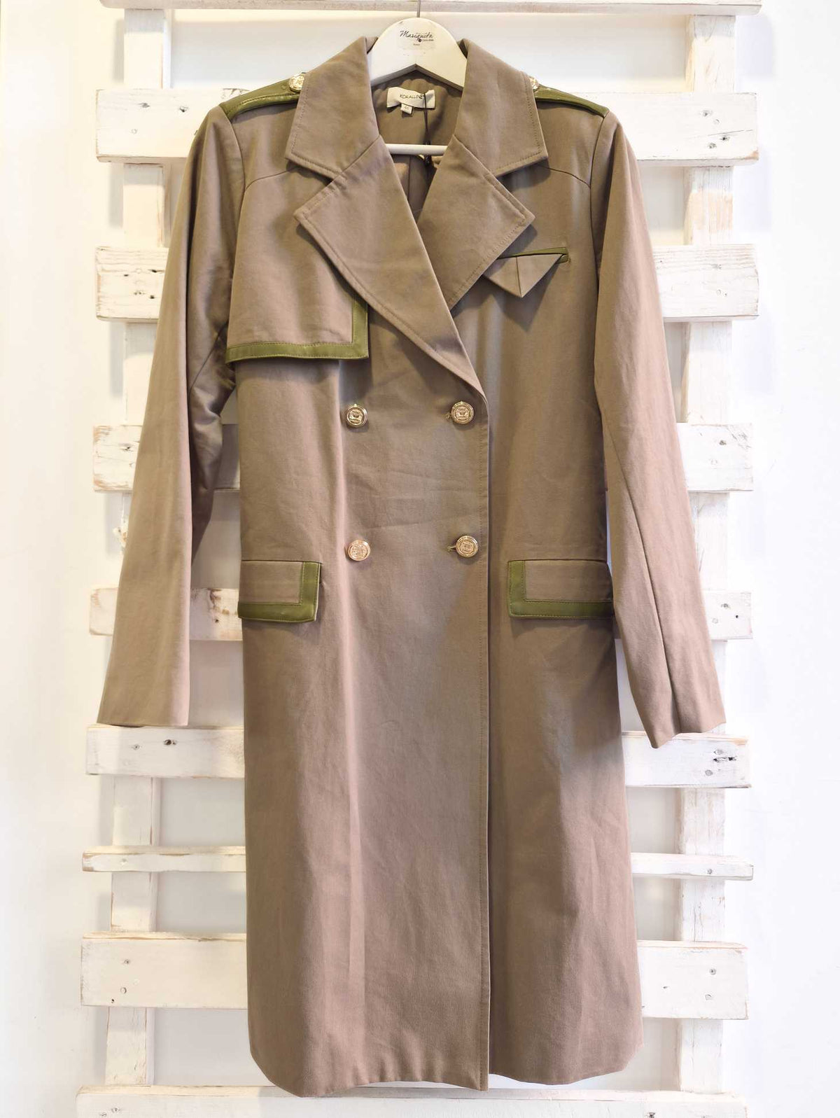 TRENCH IN GABARDINA - militare