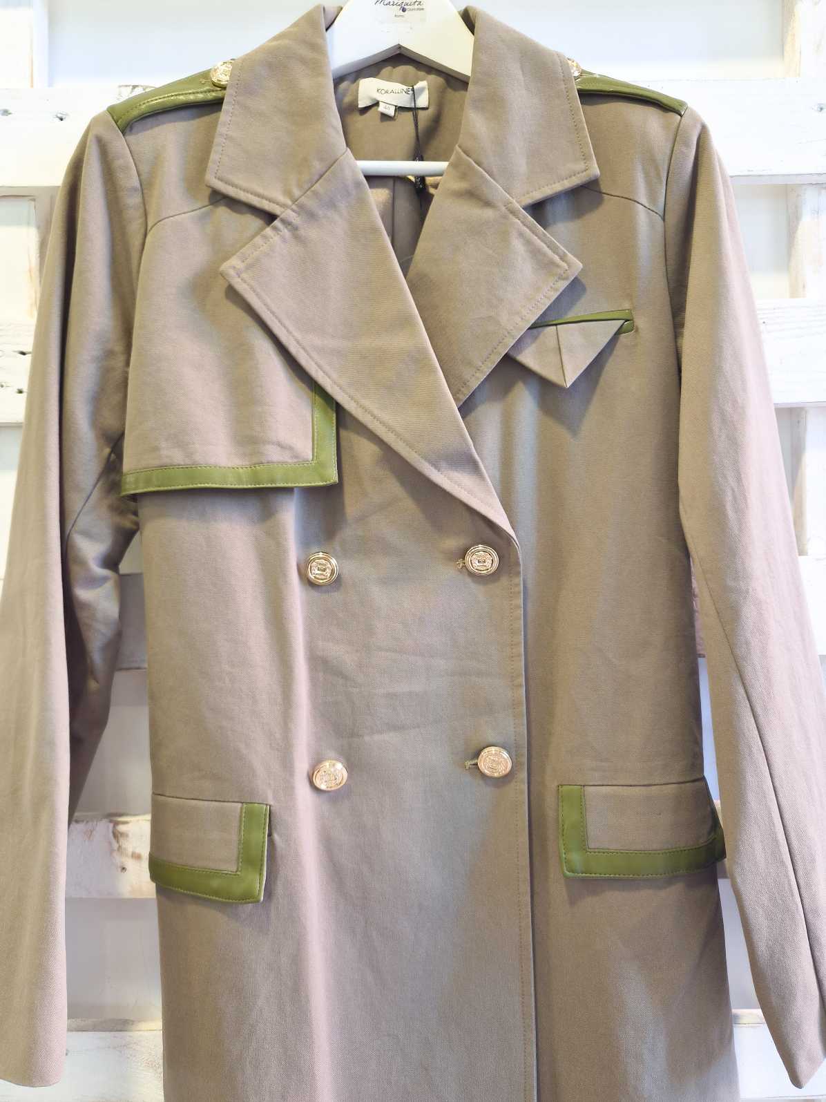 TRENCH IN GABARDINA - militare