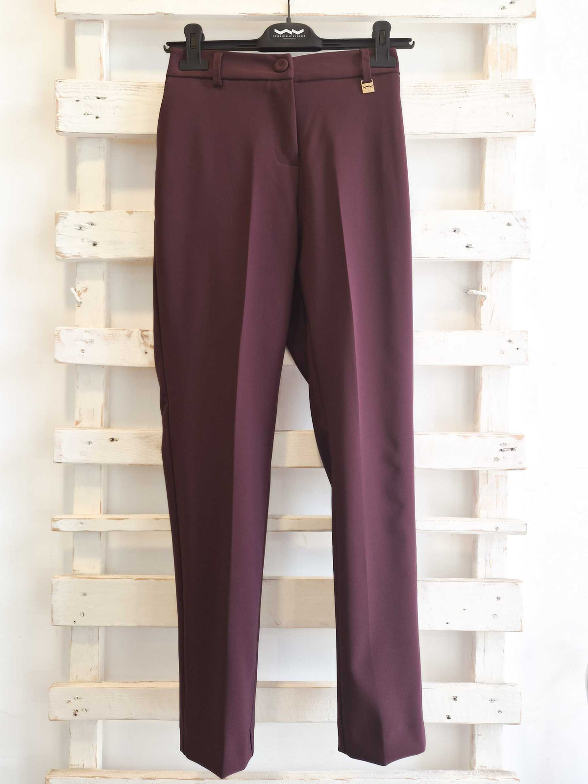 PANTALONE SIGARETTA - BORGOGNA