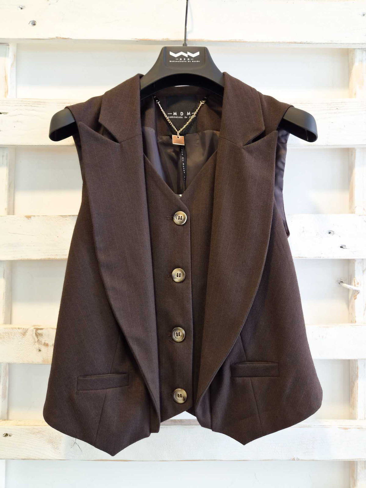 GILET - Moka