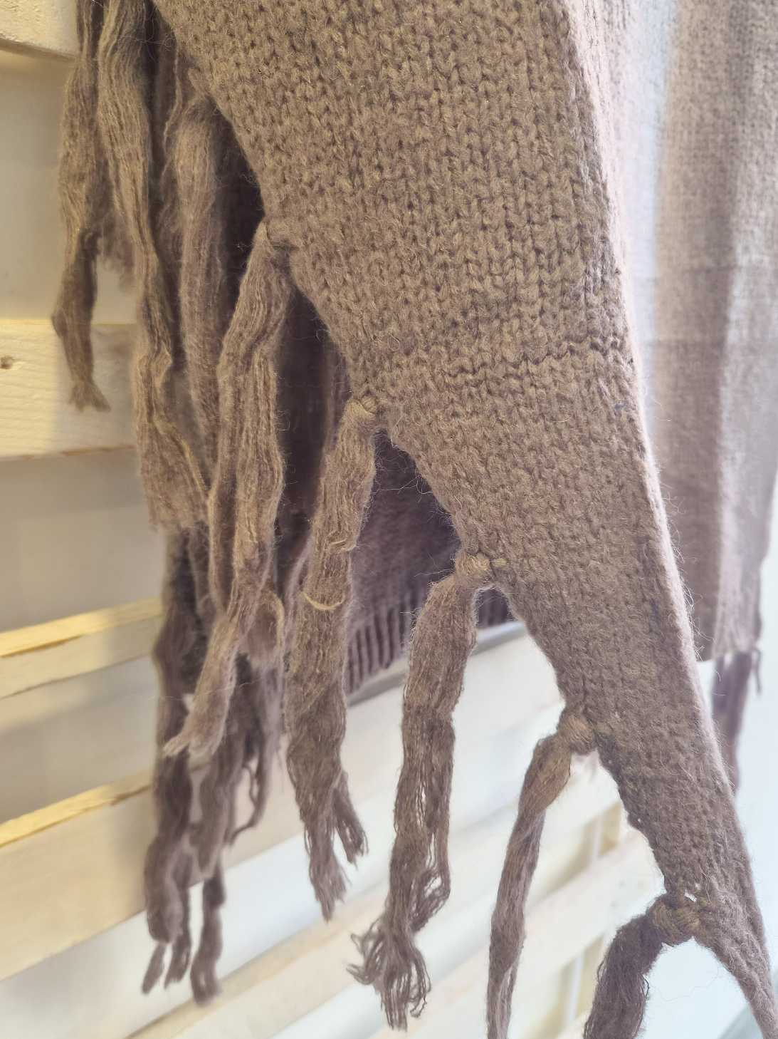 PONCHO CON FRANGE - militare