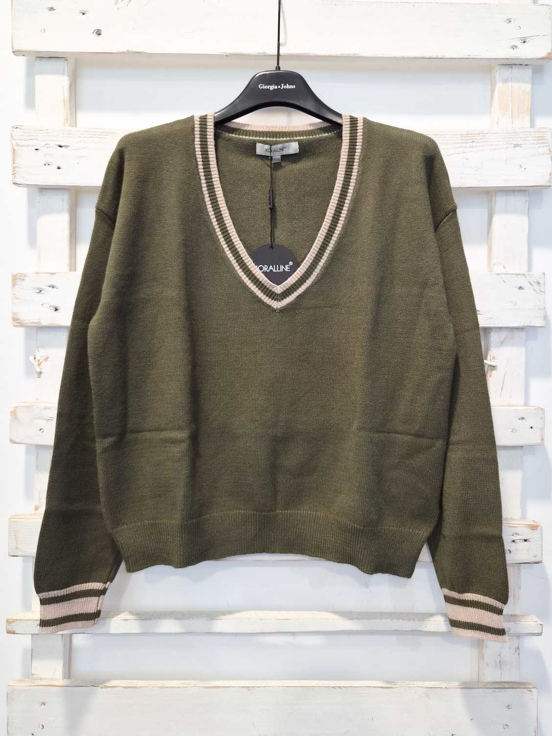 MAGLIA SCOLO A V - militare