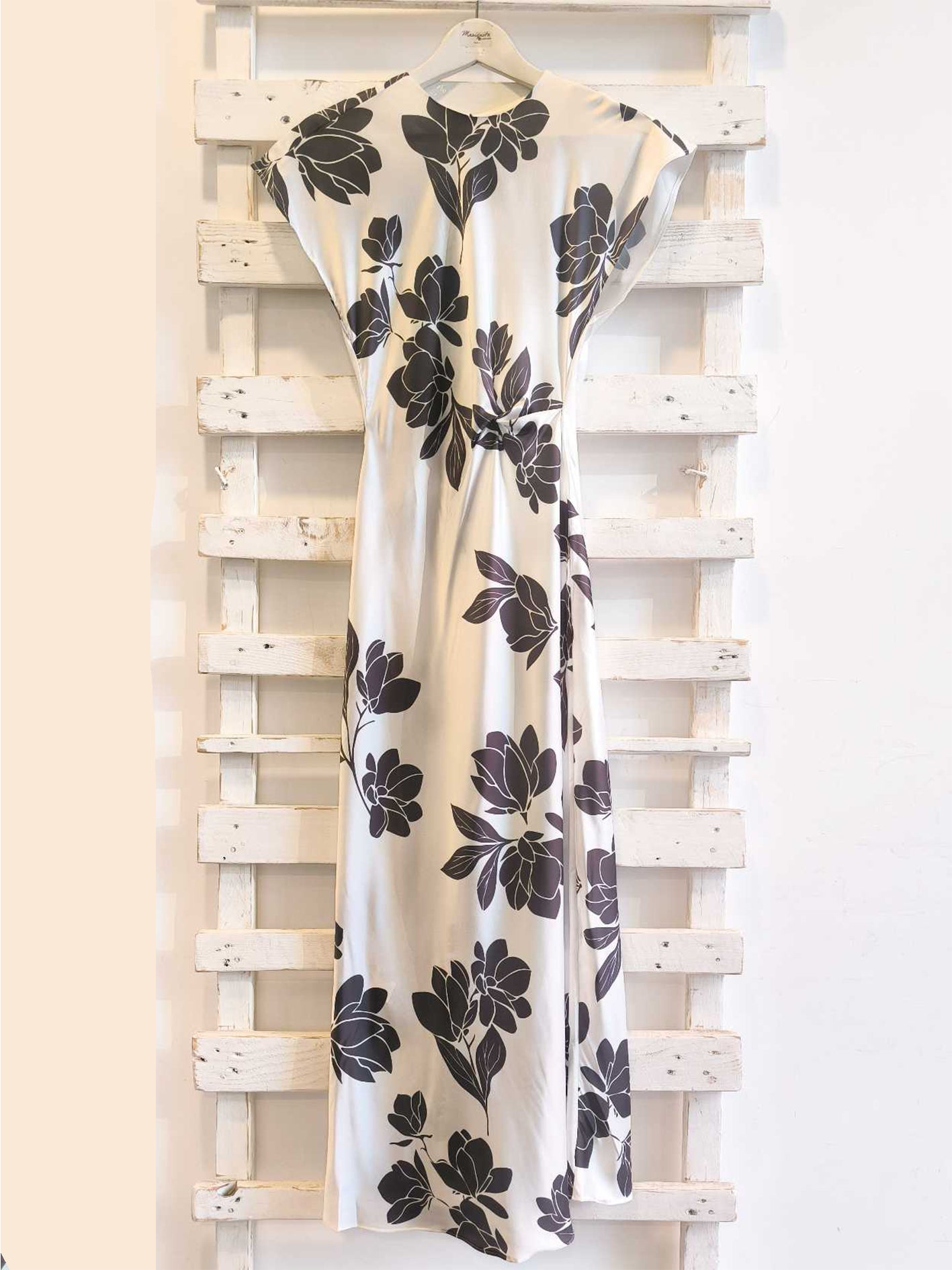 ABITO LUNGO - bianco/nero