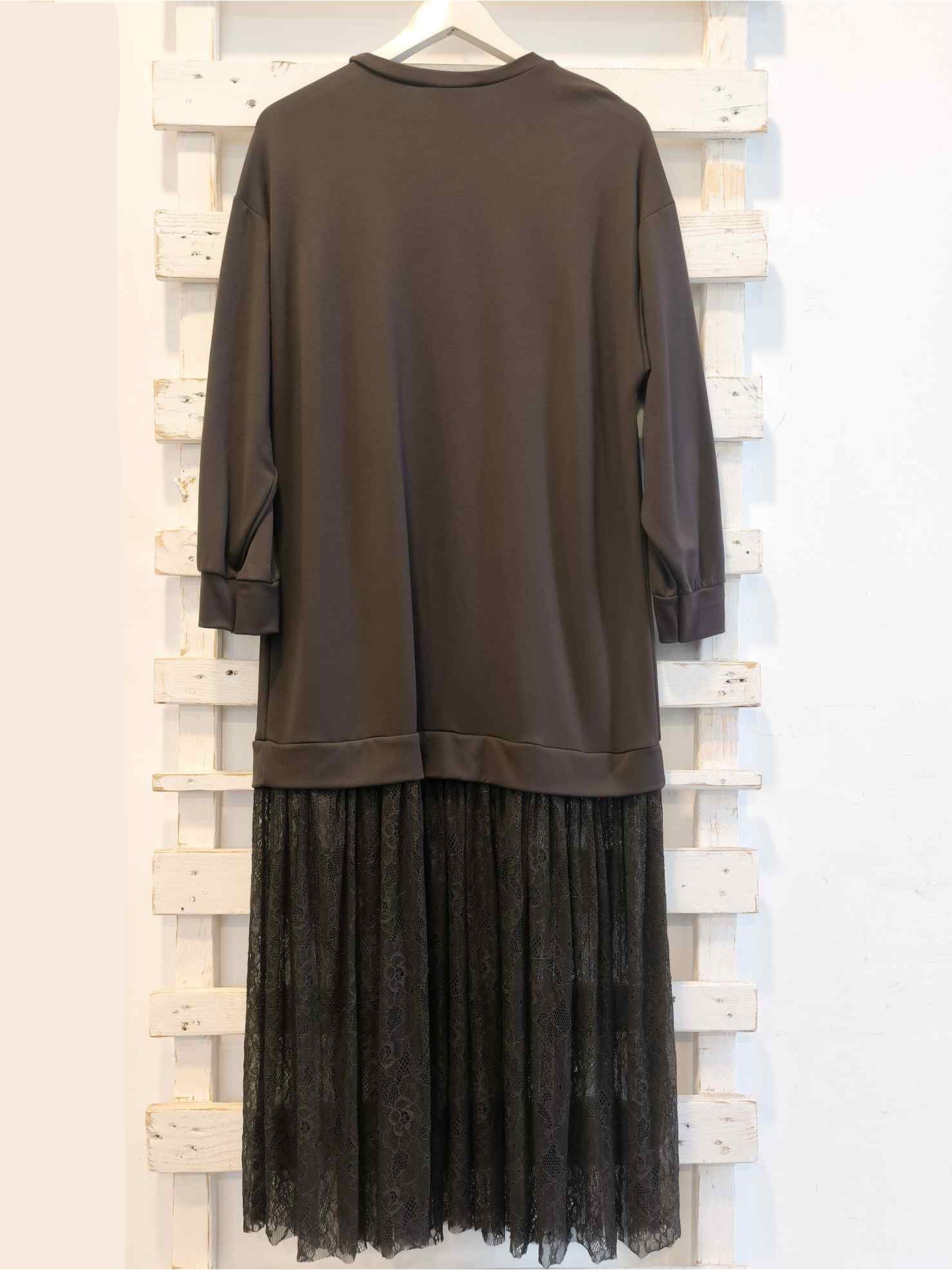 ABITO FELPA PIZZO - moro