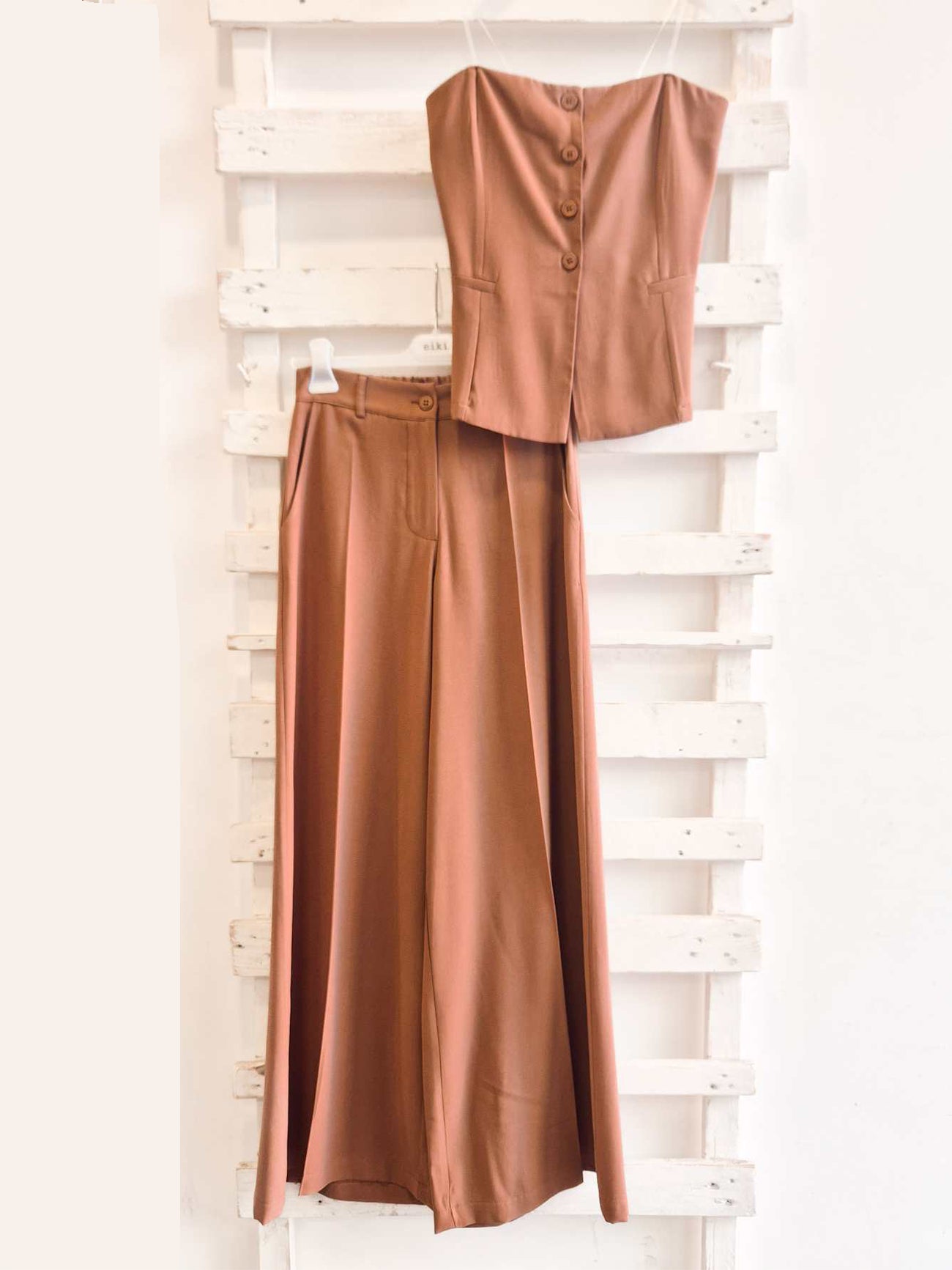 COMPLETO TOP+PANTALONE - Moka