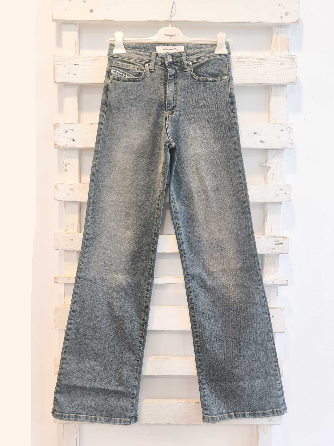 GLORIA - Denim sabbiato