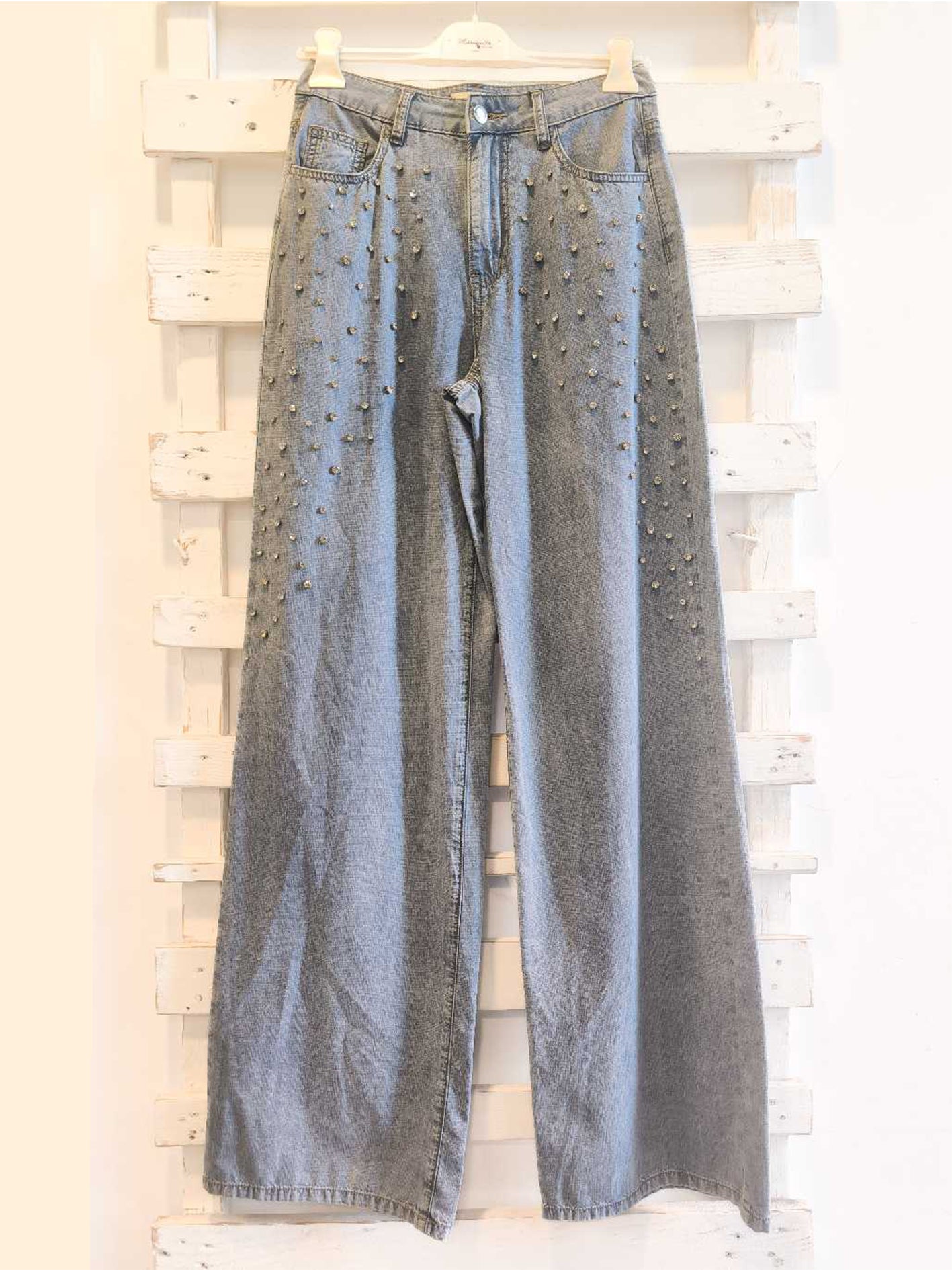 JEANS PALAZZO - denim