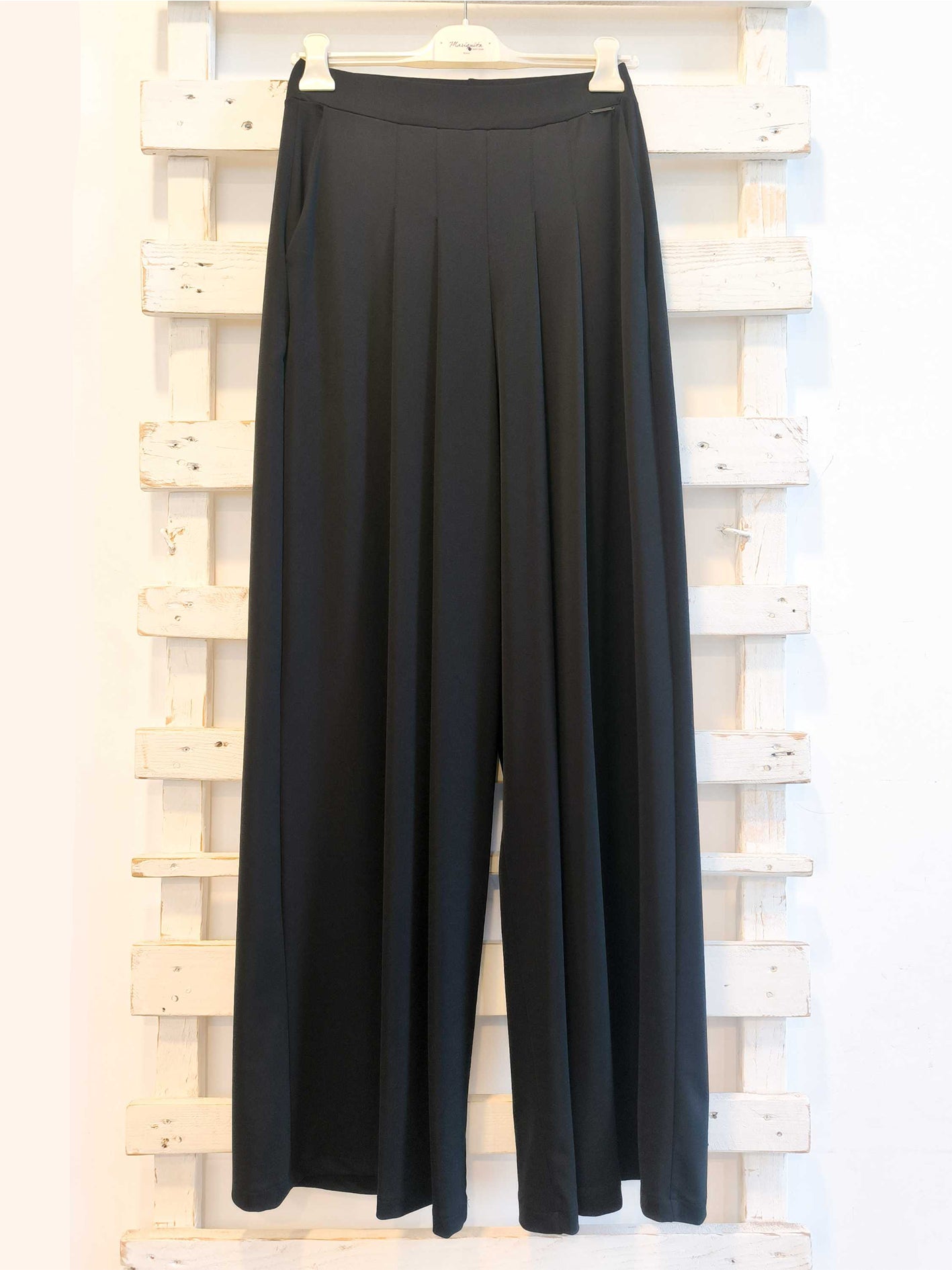 PANTALONE PALAZZO - nero