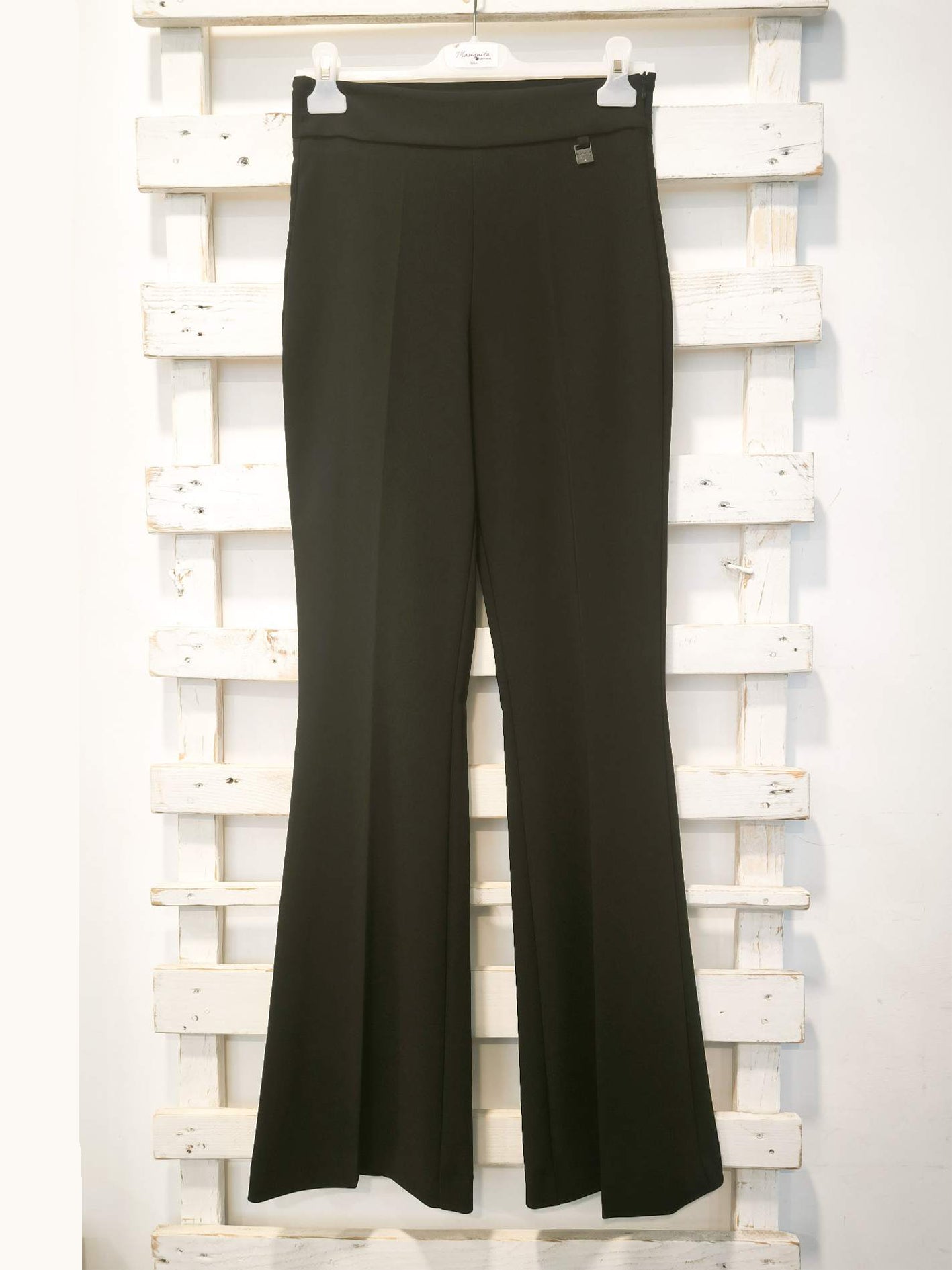 PANTALONE ZAMPA - nero