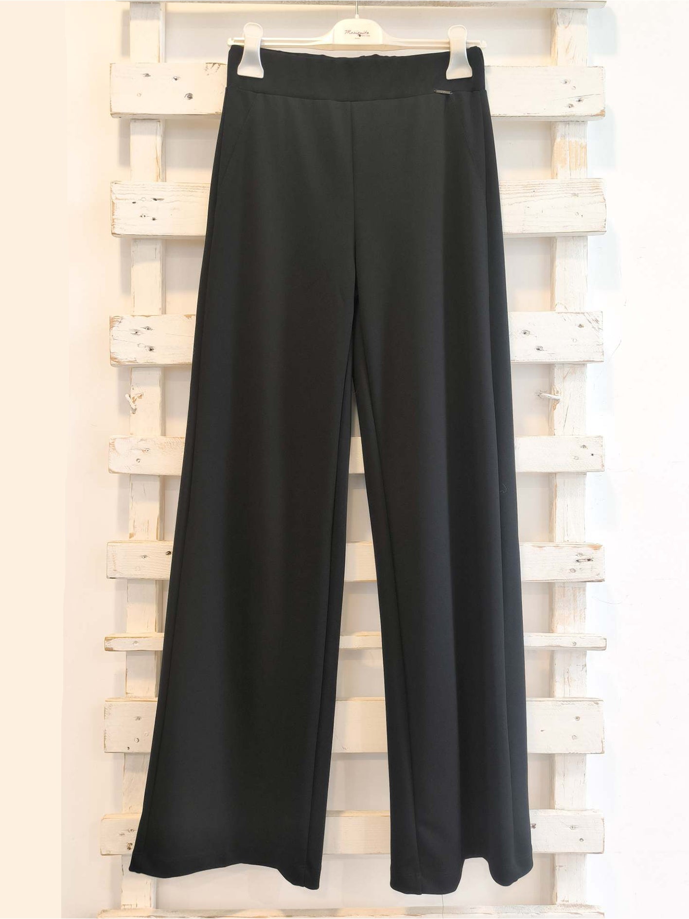 PANTALONE PALAZZO - nero