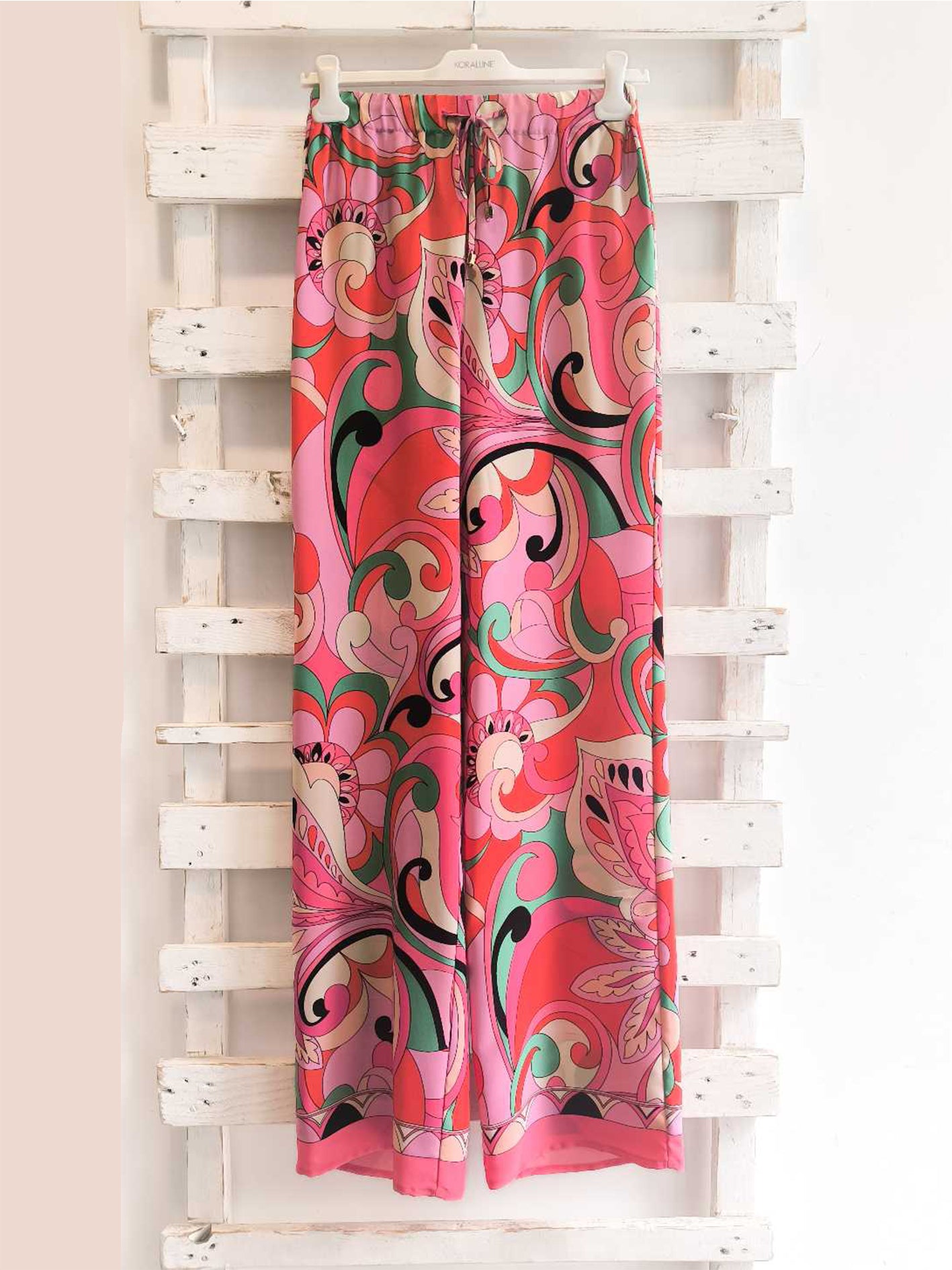 PANTALONE COULISSE - rosa