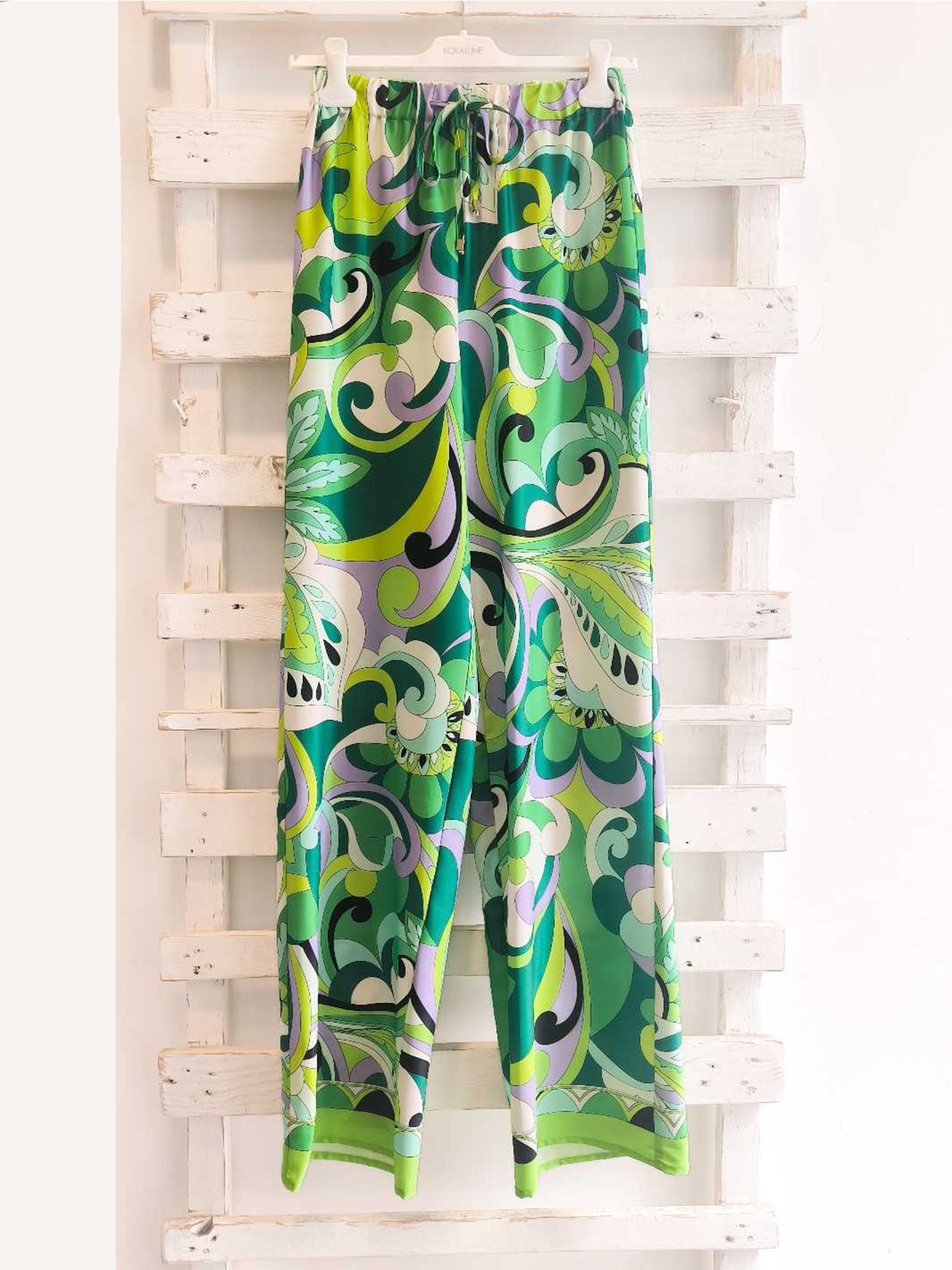 PANTALONE COULISSE - verde
